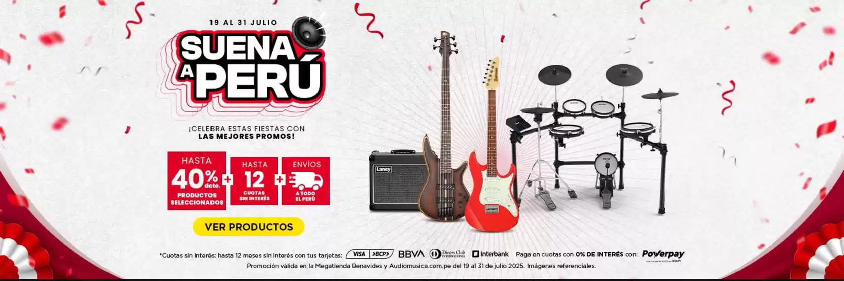 Catálogo Audiomusica en Moquegua | Suena a peru  | 2026-07-17T00:00:00.000Z - 2026-07-31T00:00:00.000Z