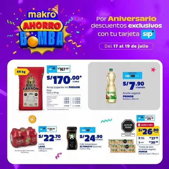 Catálogo Makro | Volante makroahorro FDS | 2026-07-17T00:00:00.000Z - 2026-07-19T00:00:00.000Z