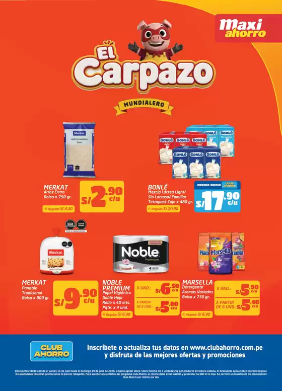 Catálogo MaxiAhorro | MAXIAHORRO PERIFERIAS del 16.07 AL 19.07 | 2026-07-16T00:00:00.000Z - 2026-07-19T00:00:00.000Z