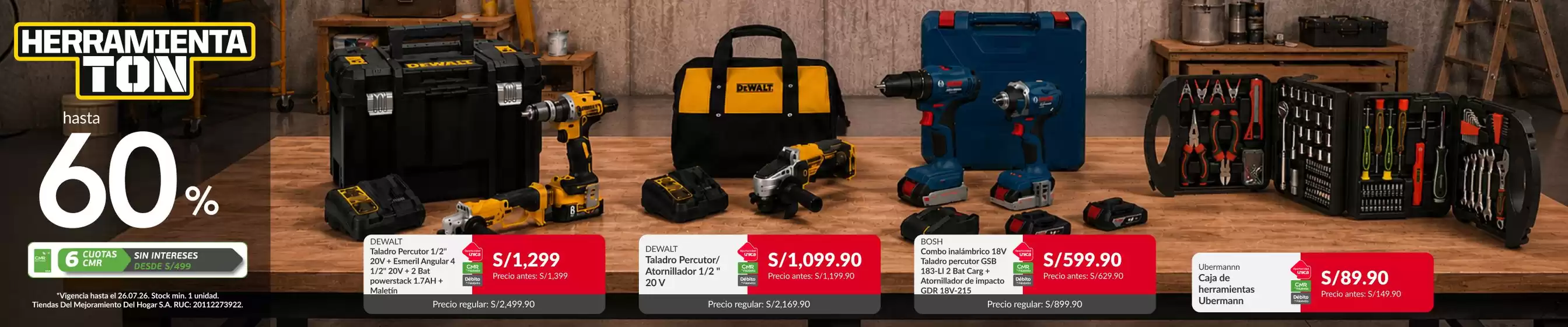 Catálogo Sodimac en Anta | Ofertas para cazadores de gangas | 2026-07-21T00:00:00.000Z - 2026-07-26T00:00:00.000Z
