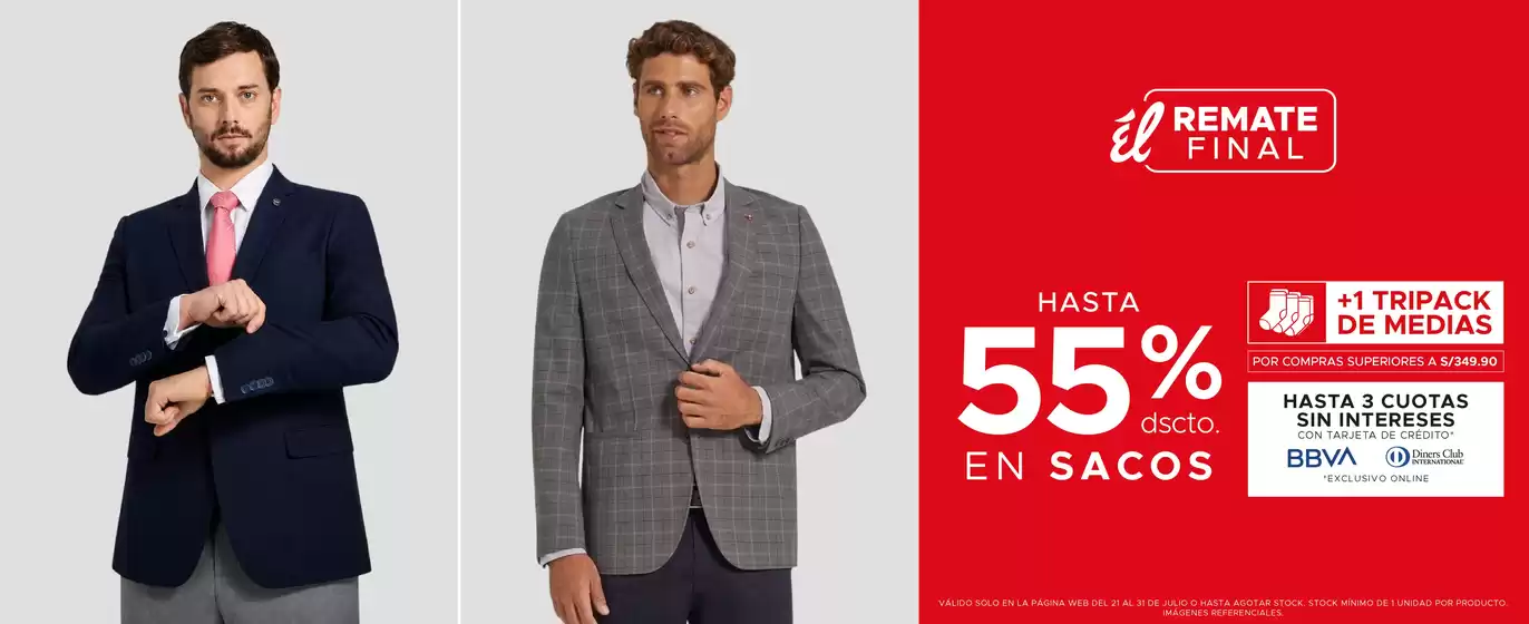 Catálogo Tiendas Él | Gangas exclusivas | 2026-07-21T00:00:00.000Z - 2026-07-31T00:00:00.000Z