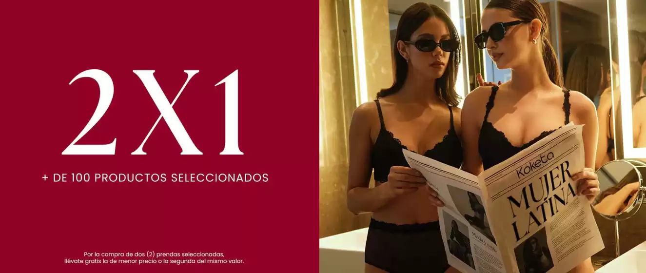 Catálogo Koketa | 2x1 + de 100 productos seleccionados | 2026-07-22T00:00:00.000Z - 2026-07-23T00:00:00.000Z