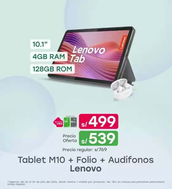Catálogo Tottus | Excelente oferta para todos los clientes | 2026-07-23T00:00:00.000Z - 2026-07-29T00:00:00.000Z