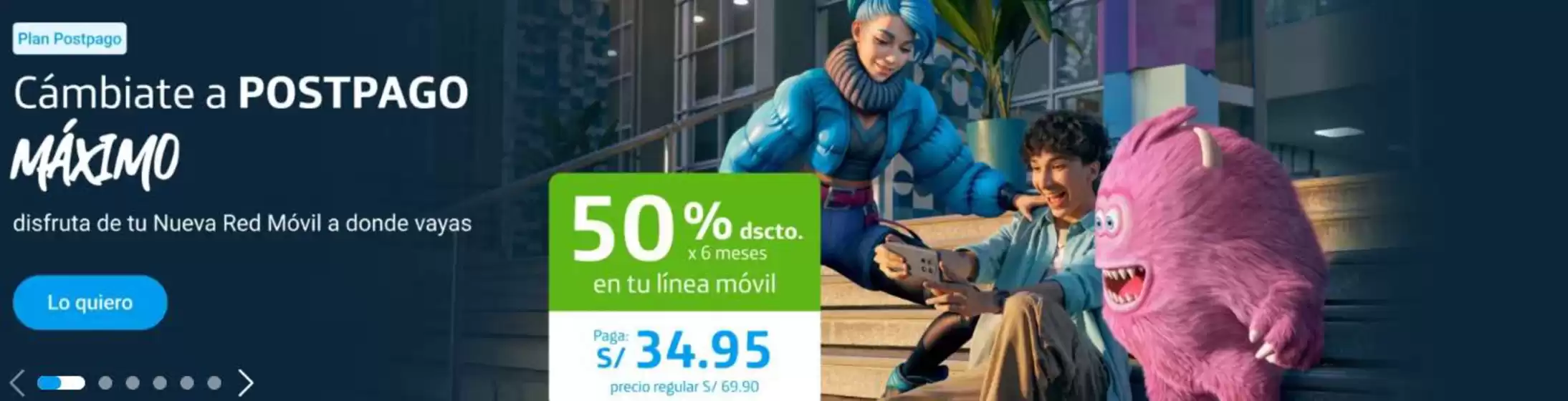 Cambiate a postpago maximo