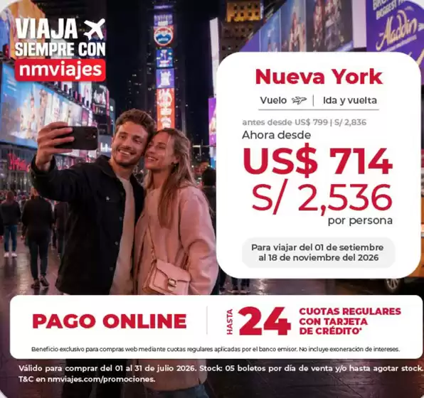 Catálogo Nuevo Mundo Viajes | Viaja siempre con nmviajes | 2026-07-27T00:00:00.000Z - 2026-07-31T00:00:00.000Z