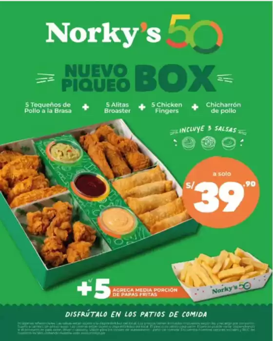 Catálogo Norky's | Nuevo piqueo box  | 2026-07-28T00:00:00.000Z - 2026-08-28T00:00:00.000Z