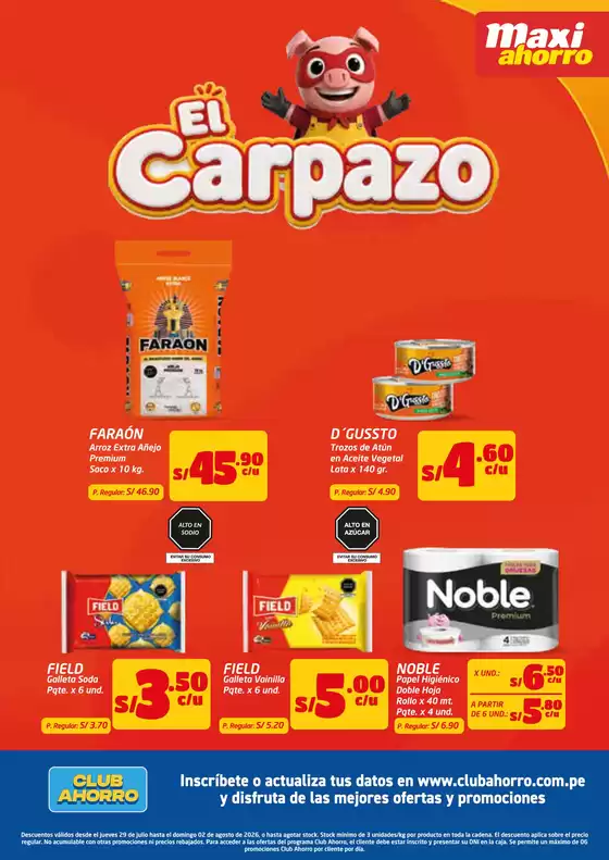 Catálogo MaxiAhorro | MAXIAHORRO PERIFERIAS del 29.07 AL 02.08 | 2026-07-29T00:00:00.000Z - 2026-08-02T00:00:00.000Z