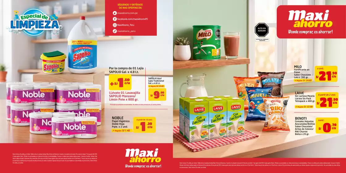 Catálogo MaxiAhorro | ENCARTE PERIFERIA Del 30JULIO al 11AGOSTO | 2026-07-30T00:00:00.000Z - 2026-08-11T00:00:00.000Z
