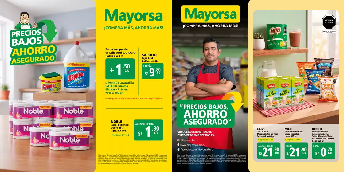 Catálogo Mayorsa | Nuestras mejores gangas | 2026-07-30T00:00:00.000Z - 2026-08-11T00:00:00.000Z