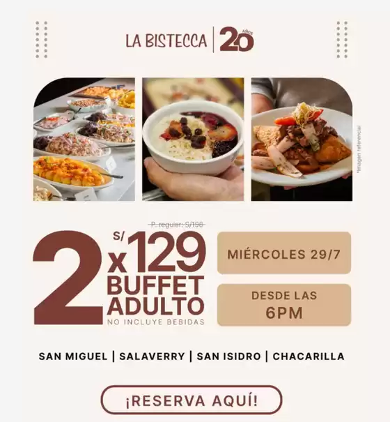 Catálogo La Bistecca | Buffet | 2026-07-29T00:00:00.000Z - 2026-07-29T00:00:00.000Z