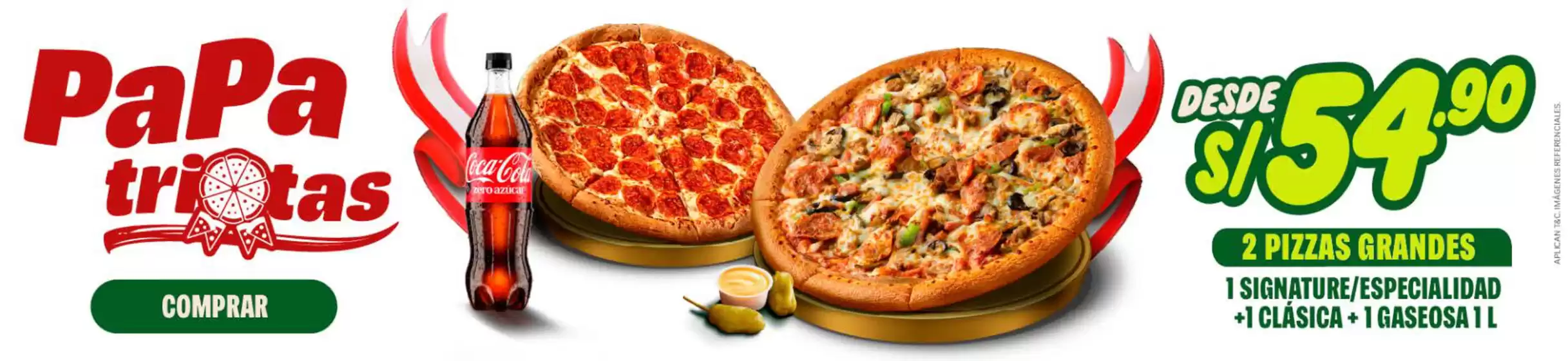 Catálogo Papa John's | Papa triotas  | 2026-07-29T00:00:00.000Z - 2026-07-31T00:00:00.000Z