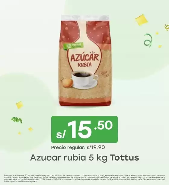 Catálogo Tottus en Hualmay | Ofertas exclusivas para nuestros clientes | 2026-07-30T00:00:00.000Z - 2026-08-05T00:00:00.000Z