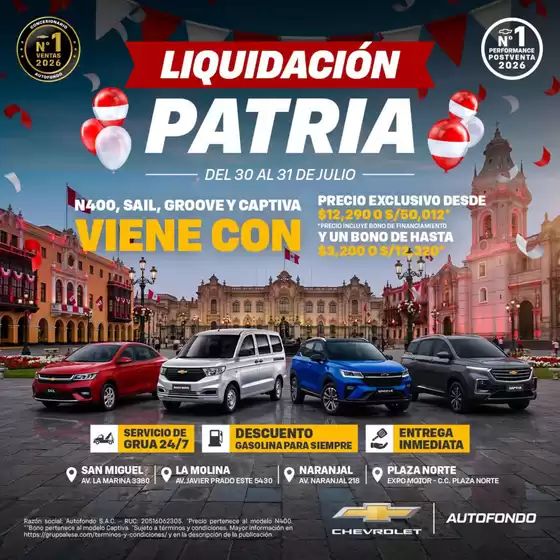 Catálogo AutoFondo | Liquidacion Patria | 2026-07-31T00:00:00.000Z - 2026-07-31T00:00:00.000Z
