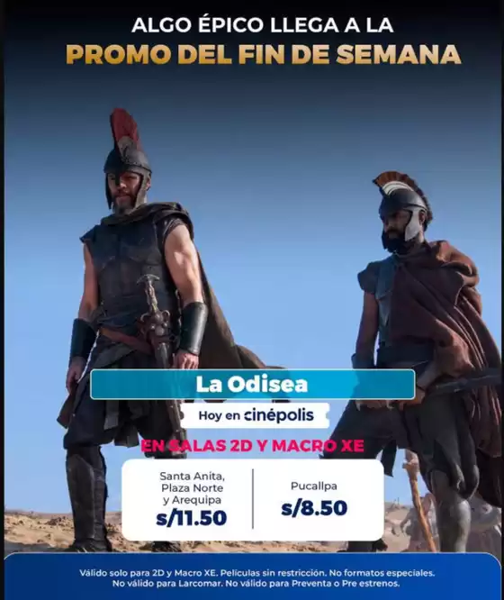 Catálogo Cinépolis | Promo del fin de semana | 2026-07-31T00:00:00.000Z - 2026-07-31T00:00:00.000Z