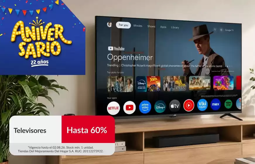 Catálogo Sodimac en Nuevo Chimbote | Nuestras mejores ofertas para ti | 2026-08-04T00:00:00.000Z - 2026-08-18T00:00:00.000Z