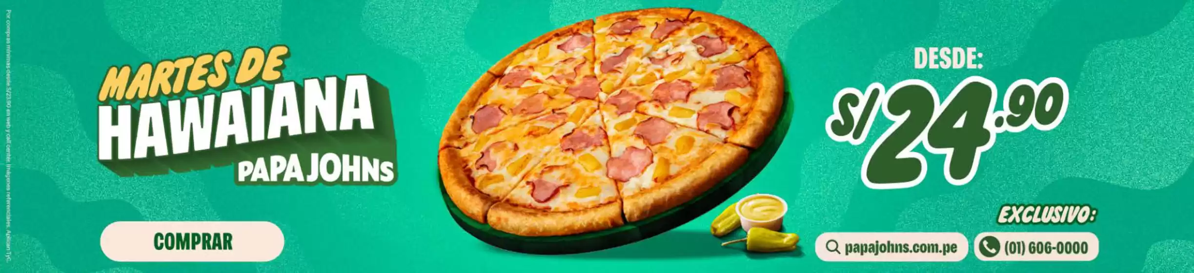 Catálogo Papa John's | Promociones | 2026-08-05T00:00:00.000Z - 2026-08-31T00:00:00.000Z