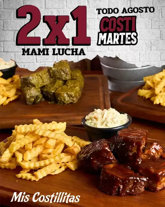 Catálogo Mis Costillitas | 2x1 costi martes | 2026-08-05T00:00:00.000Z - 2026-08-31T00:00:00.000Z