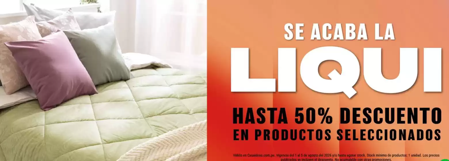 Catálogo Casaideas | Se acaba la liquidacion | 2026-08-05T00:00:00.000Z - 2026-08-05T00:00:00.000Z