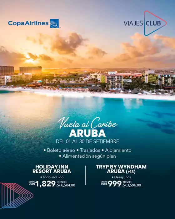 Catálogo Viajes Club | Vuela as caribe | 2026-08-07T00:00:00.000Z - 2026-09-30T00:00:00.000Z