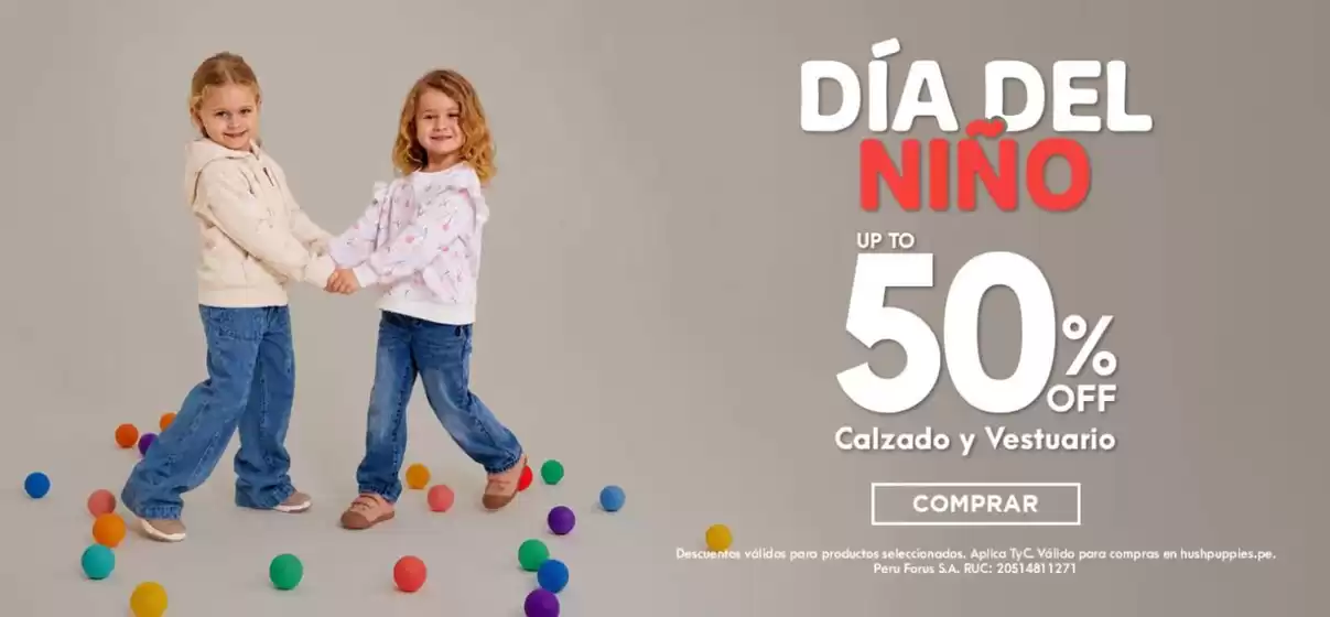 Catálogo Hush Puppies | Dia del nino | 2026-08-07T00:00:00.000Z - 2026-08-31T00:00:00.000Z