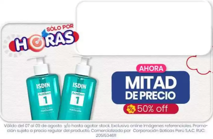 Catálogo Boticas Perú | Gangas exclusivas | 2026-08-07T00:00:00.000Z - 2026-08-09T00:00:00.000Z