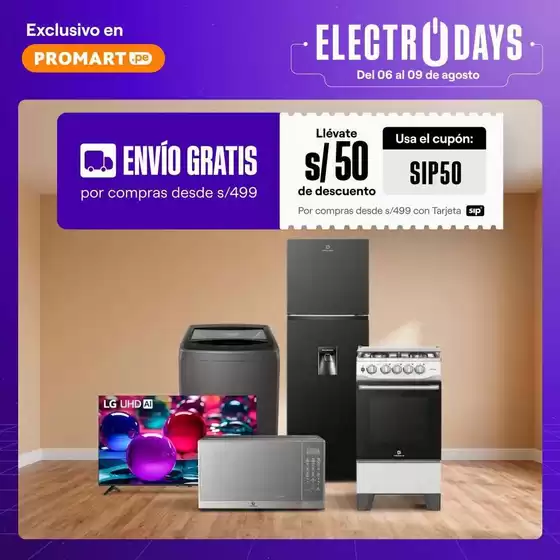 Catálogo Promart | Ofertas especiales atractivas para todos | 2026-08-06T00:00:00.000Z - 2026-08-09T00:00:00.000Z