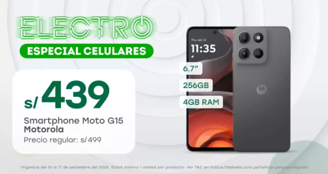 Catálogo Tottus | Ofertas especiales para ti | 2025-09-15T00:00:00.000Z - 2025-09-29T00:00:00.000Z