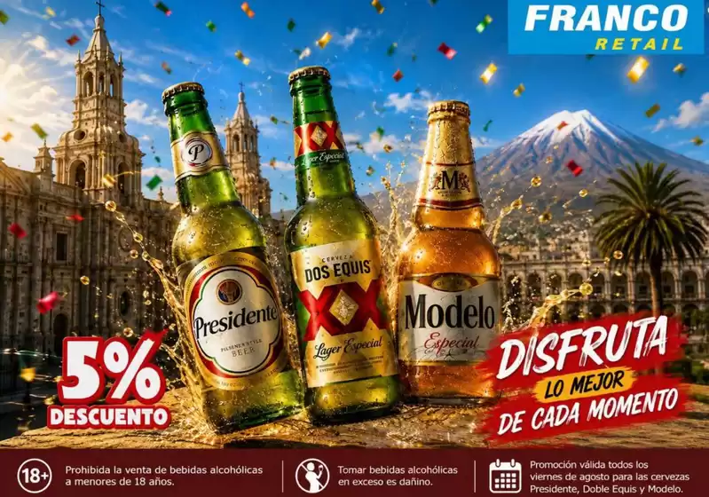 Catálogo Franco Supermercado en Lima | Disfruta lo mejor de cada momento | 2026-08-10T00:00:00.000Z - 2026-08-28T00:00:00.000Z