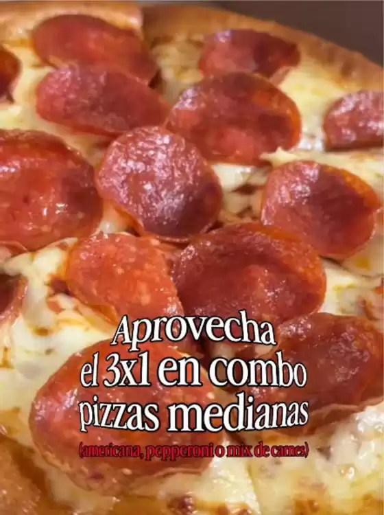 Catálogo Pizza Hut | Aprovecha el 3x1 en combo pizzas medianas  | 2026-08-10T00:00:00.000Z - 2026-09-10T00:00:00.000Z
