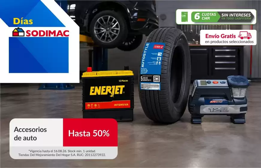 Catálogo Sodimac | Nuevas ofertas para descubrir | 2026-08-11T00:00:00.000Z - 2026-08-16T00:00:00.000Z