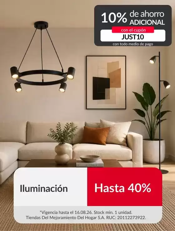 Catálogo Sodimac en Ancon | Ofertas y gangas exclusivas | 2026-08-11T00:00:00.000Z - 2026-08-16T00:00:00.000Z