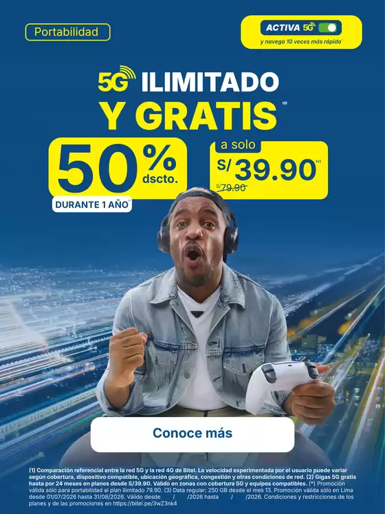 Catálogo Bitel | Excelente oferta para todos los clientes | 2026-07-01T00:00:00.000Z - 2026-08-31T00:00:00.000Z