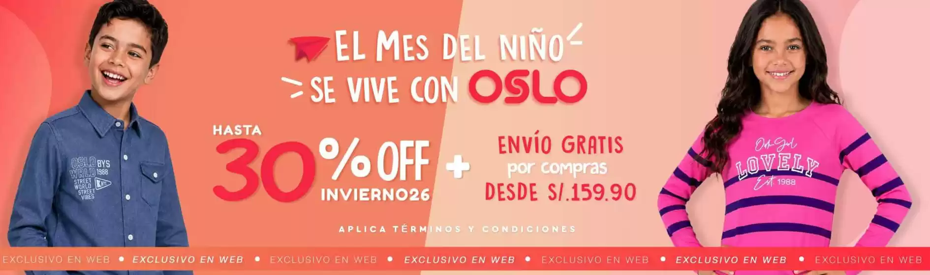 Catálogo Oslo | El mes del nino  | 2026-08-11T00:00:00.000Z - 2026-08-31T00:00:00.000Z