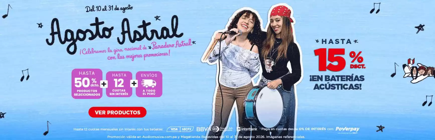 Catálogo Audiomusica | Agosto astral | 2026-08-11T00:00:00.000Z - 2026-08-31T00:00:00.000Z