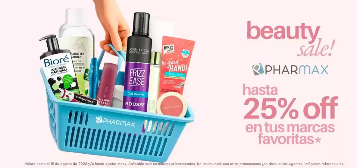 Catálogo Pharmax | Hasta 25%offf en tus marcas favoritas | 2026-08-11T00:00:00.000Z - 2026-08-13T00:00:00.000Z