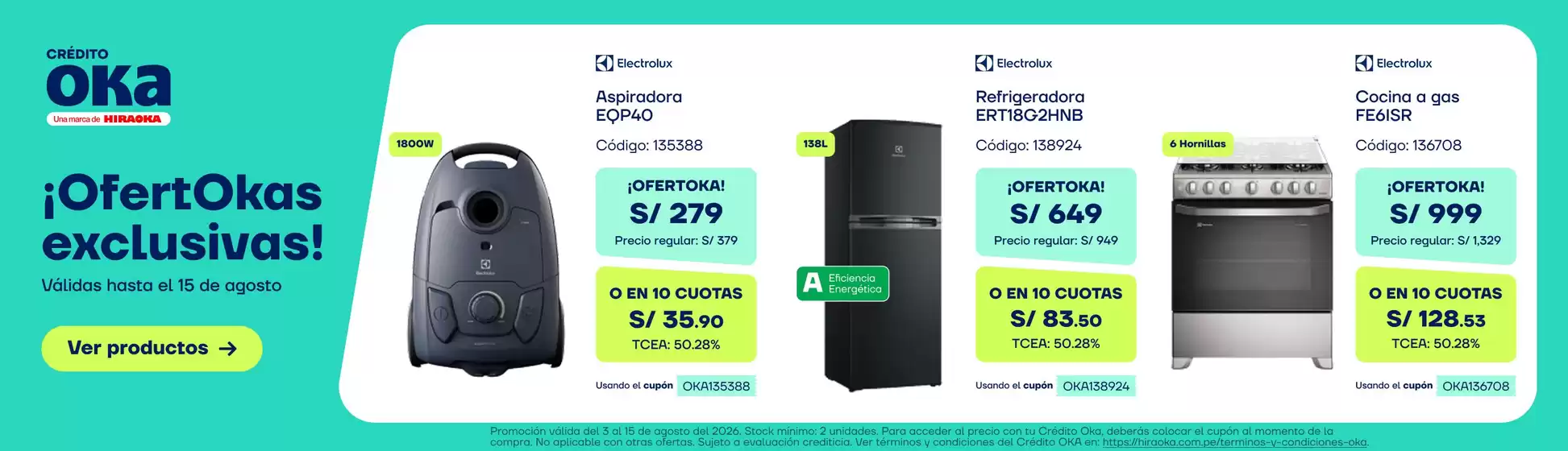 Catálogo Hiraoka | Descuentos y promociones | 2026-08-03T00:00:00.000Z - 2026-08-15T00:00:00.000Z