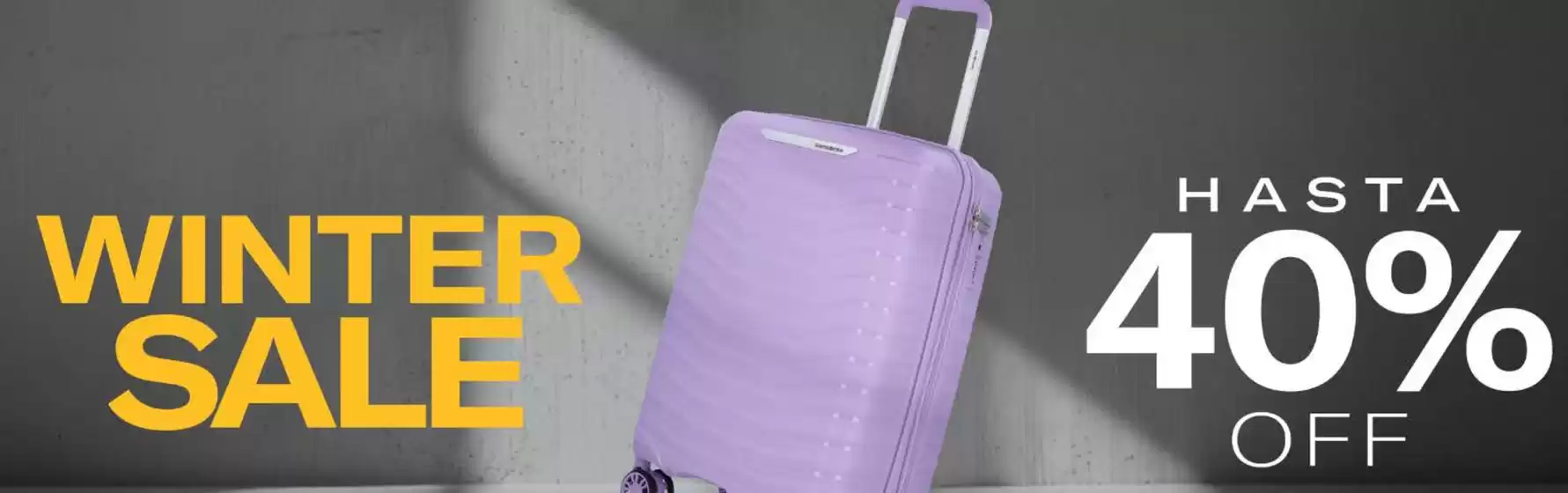 Catálogo Samsonite | Winter Sale | 2026-08-12T00:00:00.000Z - 2026-08-31T00:00:00.000Z