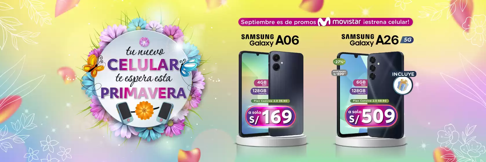 Tu nuevo celular te espera esta primavera