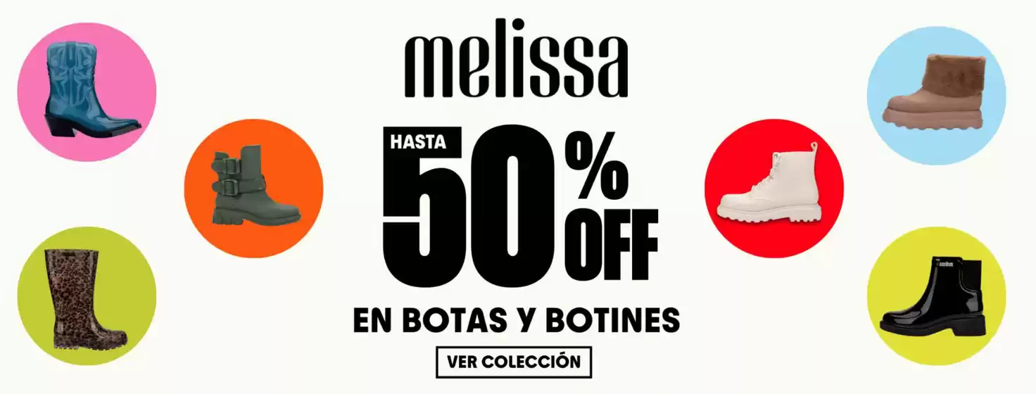 Hasta 50%off en botas y botines