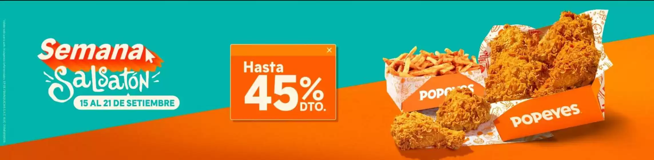 Catálogo Popeyes | Semana Salsaton  | 2025-09-16T00:00:00.000Z - 2025-09-21T00:00:00.000Z