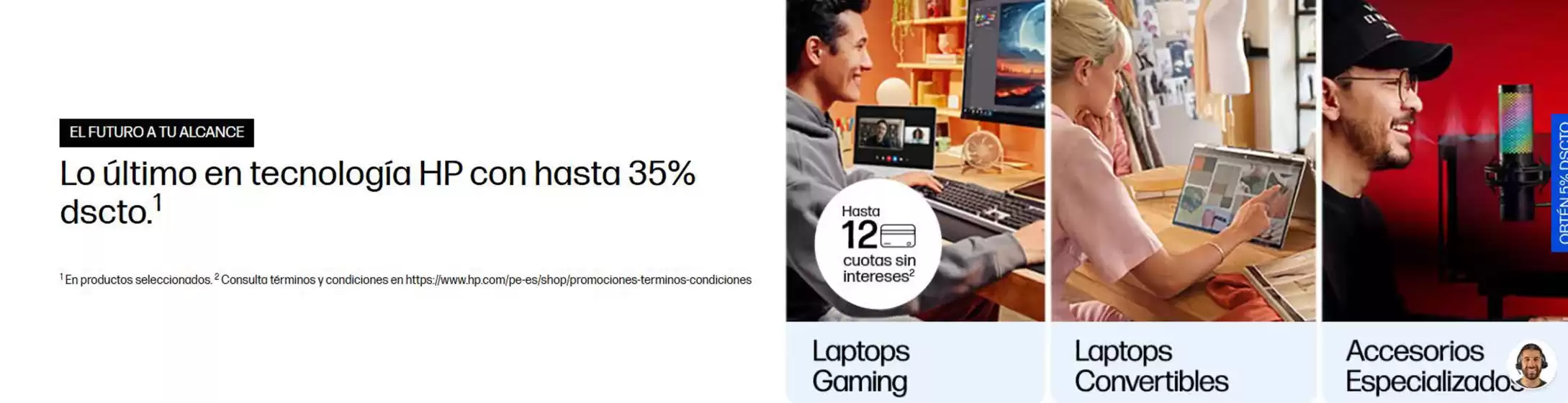 Catálogo HP | Tecnologia HP con hasta 35%dscto | 2025-09-16T00:00:00.000Z - 2025-09-27T00:00:00.000Z