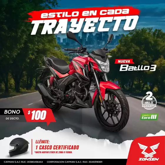 Catálogo Zongshen | Gran variedad de ofertas | 2026-08-13T00:00:00.000Z - 2026-08-27T00:00:00.000Z