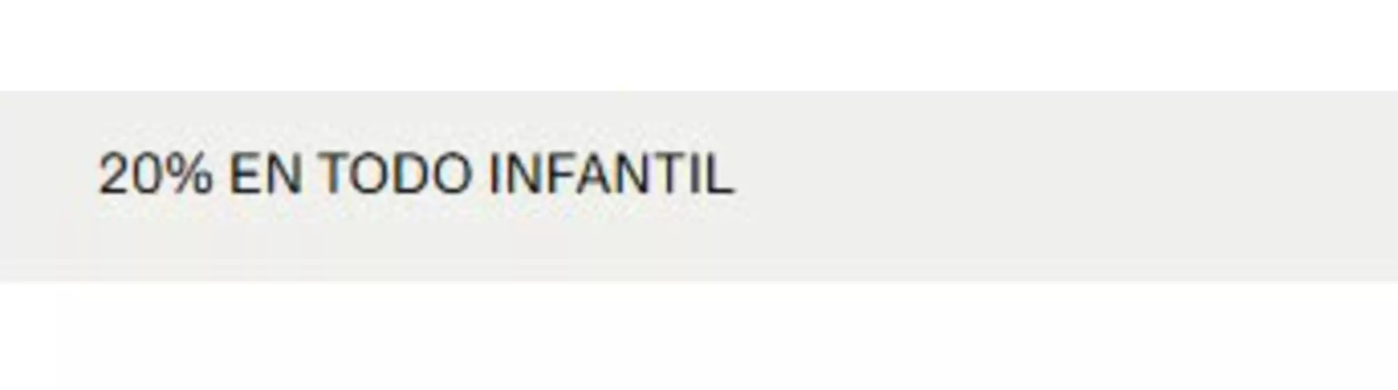 Catálogo H&M | 20% en todo infatil | 2026-08-13T00:00:00.000Z - 2026-08-31T00:00:00.000Z