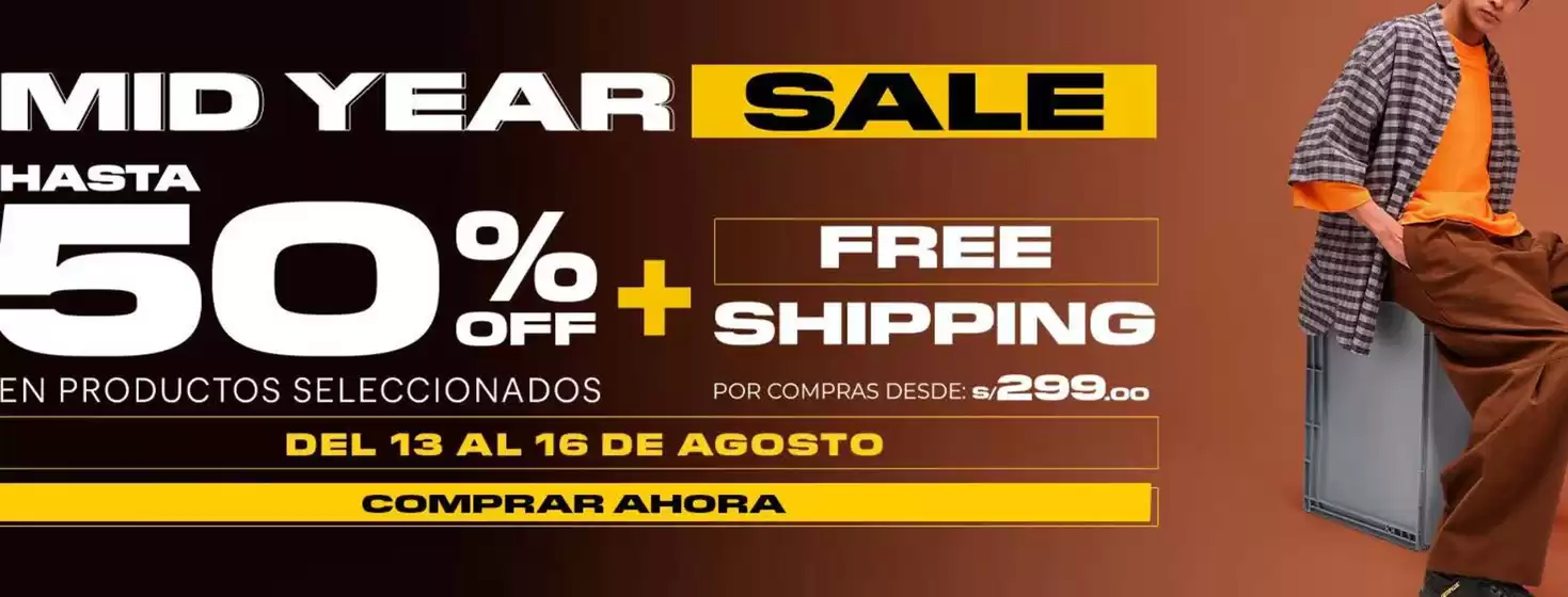 Catálogo Cat | Mid year sale | 2026-08-13T00:00:00.000Z - 2026-08-16T00:00:00.000Z