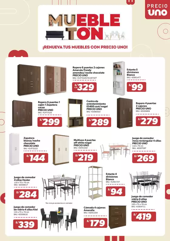 Catálogo Hiperbodega Precio Uno | Ofertas principales y descuentos | 2025-09-16T00:00:00.000Z - 2025-09-30T00:00:00.000Z