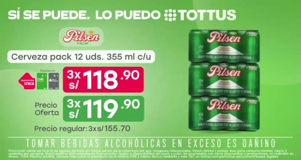 Catálogo Tottus | Gangas exclusivas | 2026-08-13T00:00:00.000Z - 2026-08-16T00:00:00.000Z