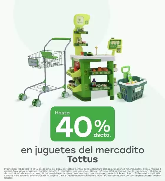 Catálogo Tottus | Ofertas principales para todos los clientes | 2026-08-13T00:00:00.000Z - 2026-08-16T00:00:00.000Z