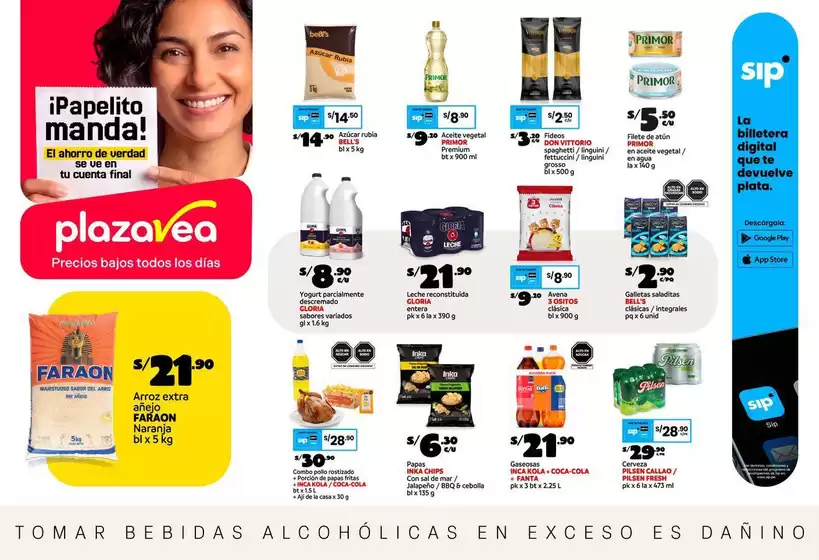 Catálogo Plaza Vea | AVISO BOMBA FDS2 | 2026-08-14T00:00:00.000Z - 2026-08-16T00:00:00.000Z