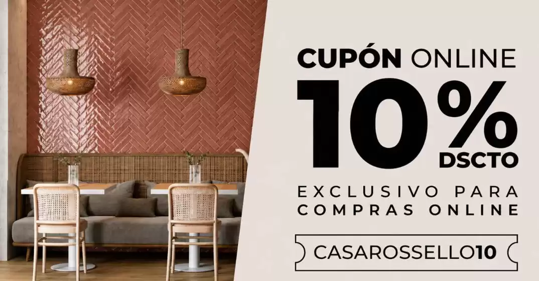 Catálogo Casa Rosselló | Cupon online | 2026-08-14T00:00:00.000Z - 2026-08-31T00:00:00.000Z
