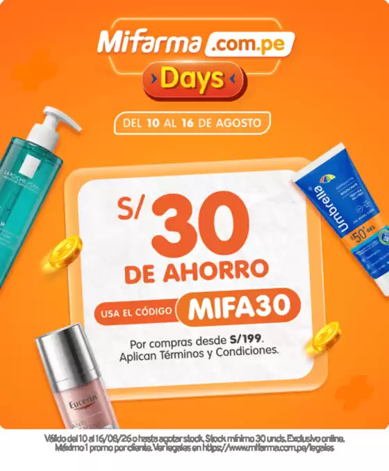 Catálogo Mifarma | Ofertas para cazadores de gangas | 2026-08-10T00:00:00.000Z - 2026-08-16T00:00:00.000Z
